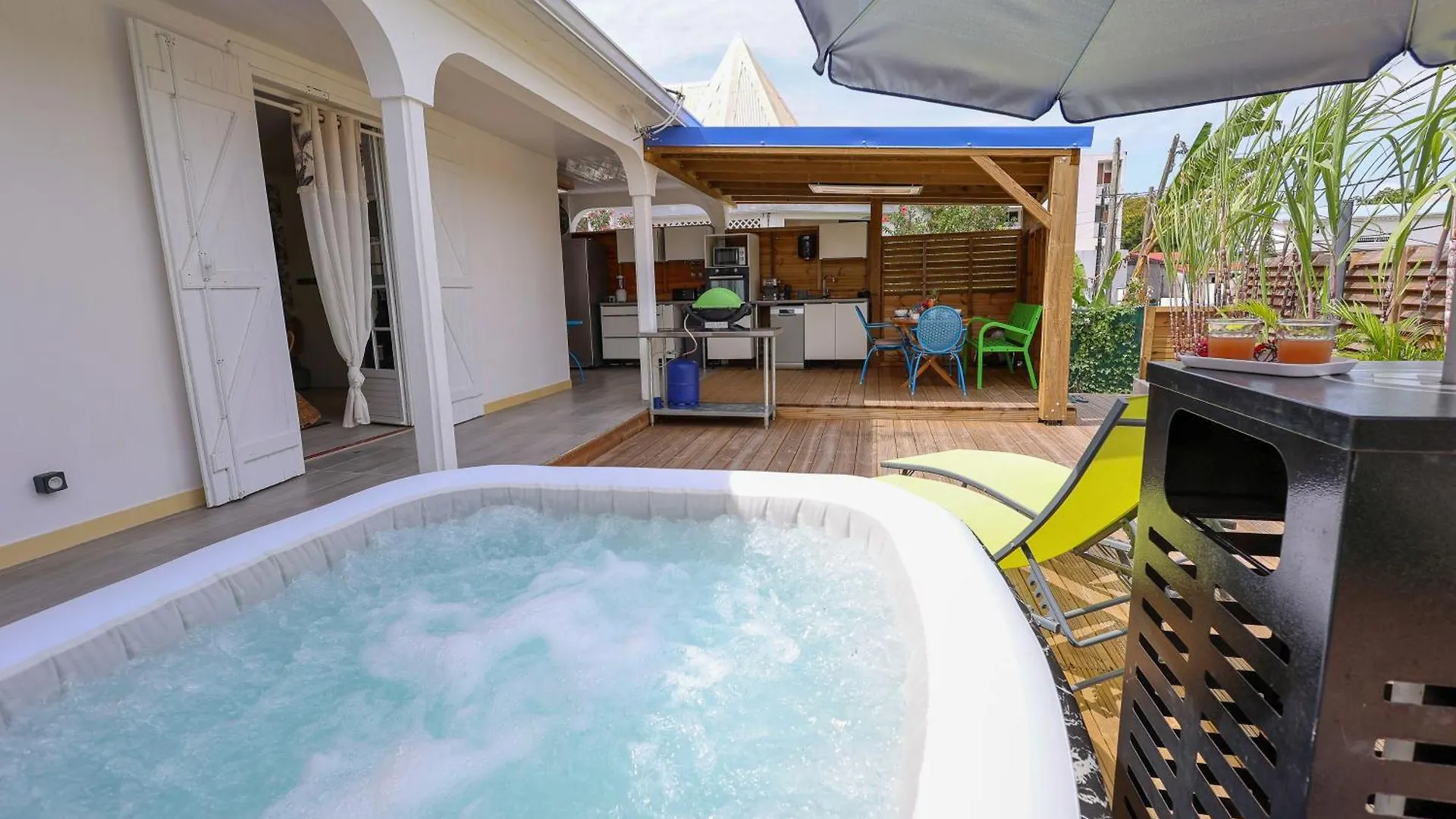 Cottage De La Plage - Le Gosier, Proche Plage, Jacuzzi, Location Prestige Caraibes